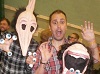 Nathan Head with the Maitlands from Beetlejuice at Wales Comic Con April 2017